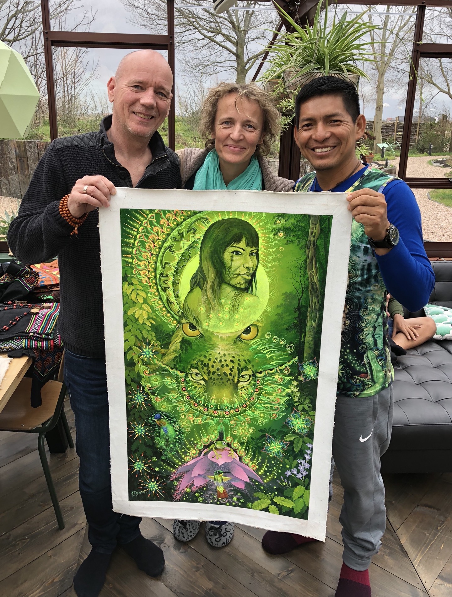 Madre Verde with collector