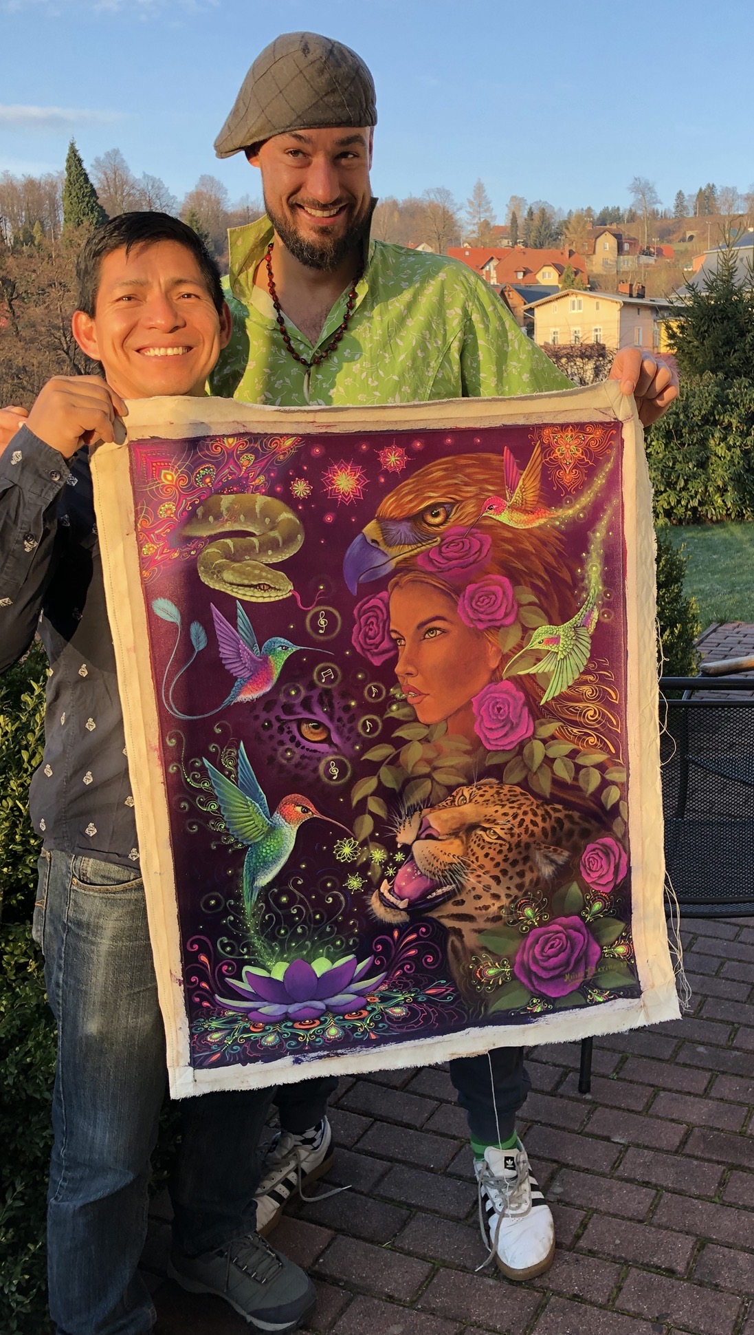 Corazón de Rosa with collector