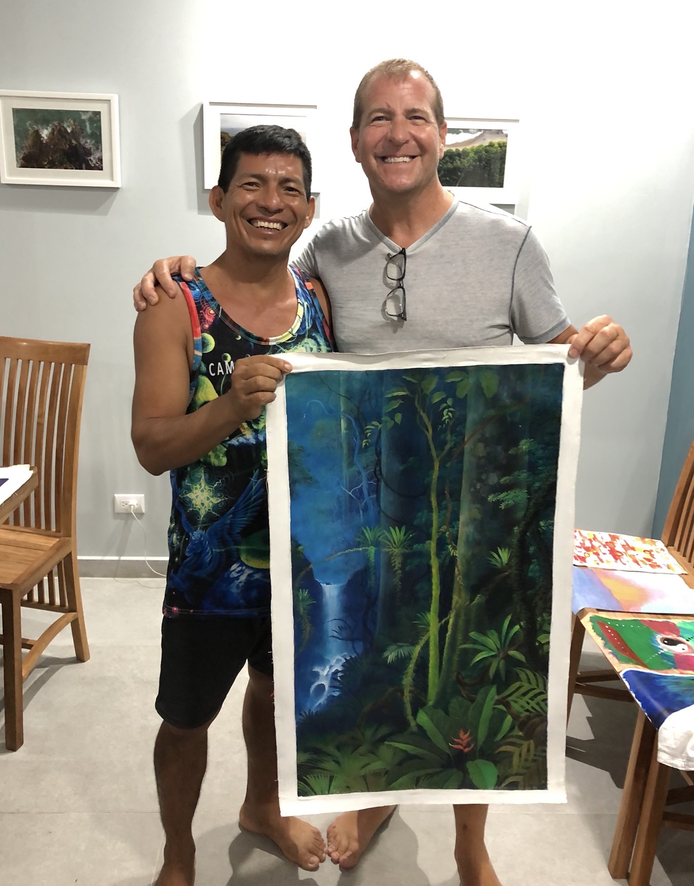 Cascada Esmeralda with collector